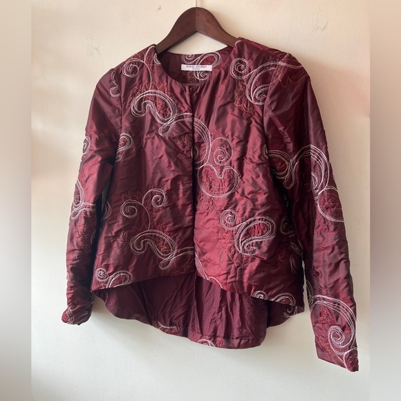 Clothes by Muriel Dombret Embroidered Jacket Size 8 - Picture 1 of 6